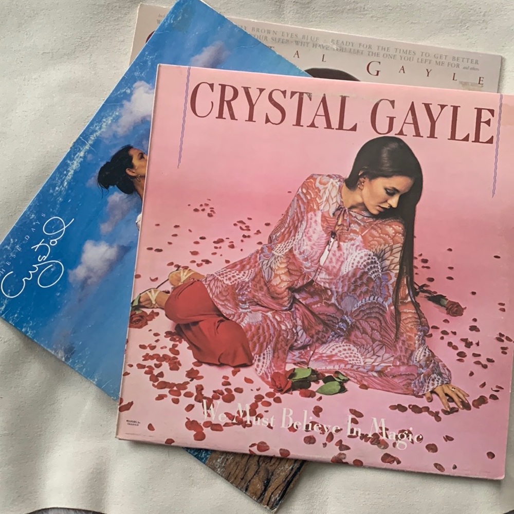 Crystal Gale These Days, Classic Crystal, We Must Believe In Magic Vinyl Record